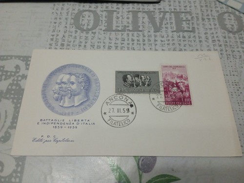 312n italia 1959 fdc - -,