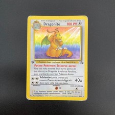 Pokemon Card Dragonite Holo 1a EDIZIONE 4/62 Fossil ITA italiano played PL