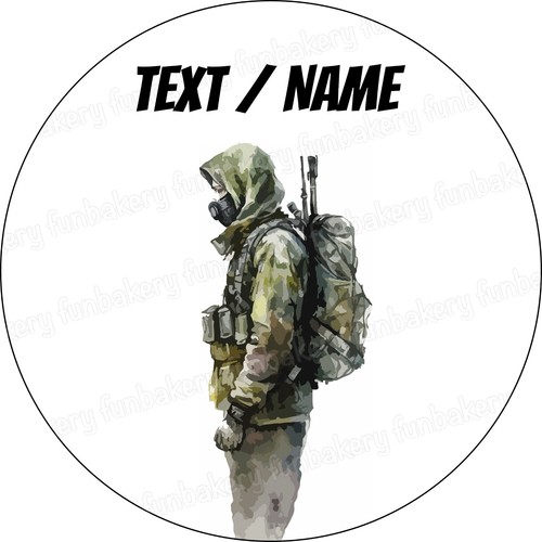 Cake topper soldatino militare