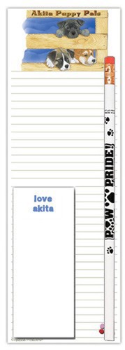 Akita blocco note matita - blocco, e