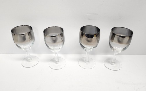 Vtg silver fade ombre wine - silver,