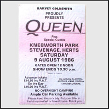 Queen knebworth park - 1986, uk