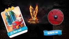 hot rod x 5 cartes coin master