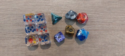Dadi d8 d20 vintage - d6,