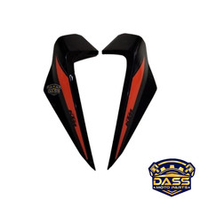 Set mascherine laterali fari LH RH nero ebano con decalcomania adatta a KTM...