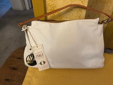 Borsa Valentina bianca/marrone