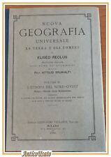 L'EUROPA DEL NORD OVEST di Eliseo Reclus 1888 Libro Antico Illustrato geografia