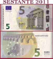 (com) UNIONE EUROPEA - ITALIA 5 EURO 2013 Insegna DRAGHI "SD" S002J3 - P 20s - UNC