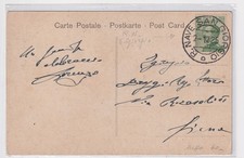 ITALIA CARTOLINA POSTALE CON AFFRANCATURA EFFIGIE S.FRANCESCO