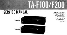 SONY TA-F100, F200, F110, F210