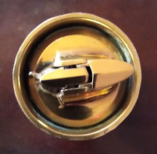 ACCENDINO DA TAVOLO VINTAGE IN OTTONE  MASSICCIO