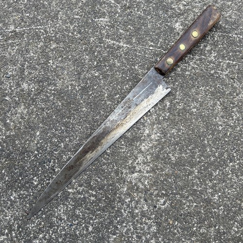 Coltello vintage vecchio file