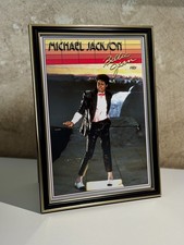 Cadre photo & Impression Michael Jackson 1983 Billie Jean Vidéo Poster Art A4