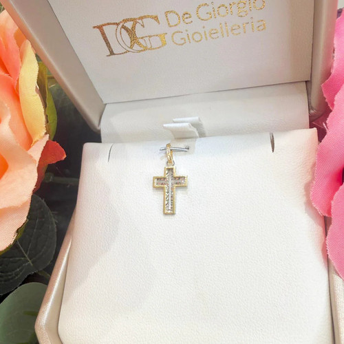 Ciondolo croce unisex oro - croce,