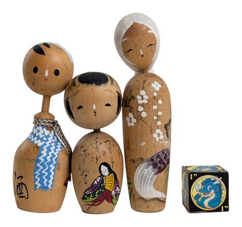 Mini bambola kokeshi creativa - bambola,