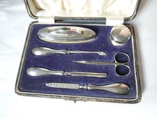 Set manicure argento - set, in