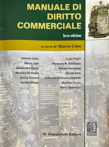 Manuale diritto commerciale - diritto,