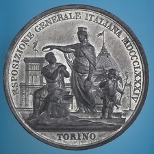 TORINO MEDAGLIA 1884