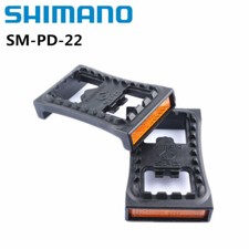 COPPIA Pedali, Adattatore Shimano SM PD22 Autobloccante  universale SPD
