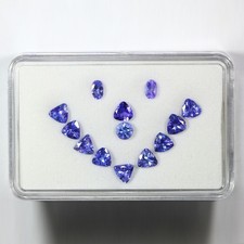 5,57 Cts_Prezzo Lotto Ingrosso_Tanzanite Blu Viola Naturale 100%_Sfaccettata