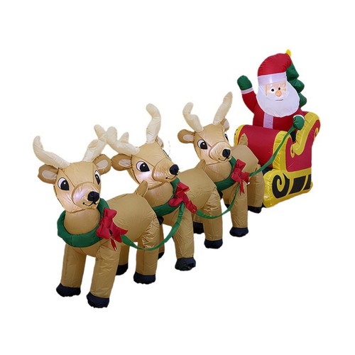 Babbo natale con slitta - babbo,