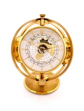 Orologio da tavolo Imexal con movimento a 8 giorni, sveglia, ora mondiale e stazione meteo