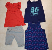 Lotto 1830 set abiti pantaloni , 3 magliette bimba 14-15 anni