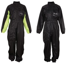 Modeka Black Rain Impermeabile Moto Tuta Antipioggia