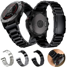 Per Garmin Fenix 7/7X 6/6X 5/5X Plus Epix Pro QuickFit Cinturino Metallo Titanio