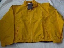 NWT MEN'S NORD ASPESI YELLOW UNLINED JACKET SIZE MED 
