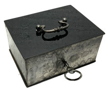 Antico Cofanetto Acciaio A