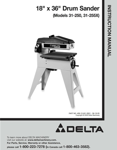 Delta 250 255x - x, 36"