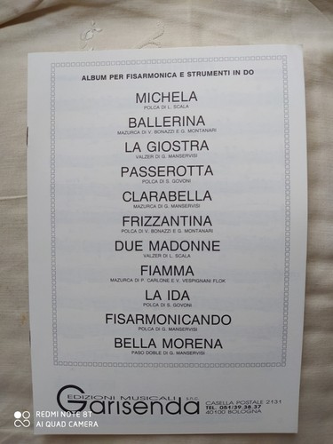 Album per fisarmonica - album, e