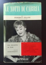 Federico Fellini-Le notti di Cabiria-Cappelli-1957-Prima edizione
