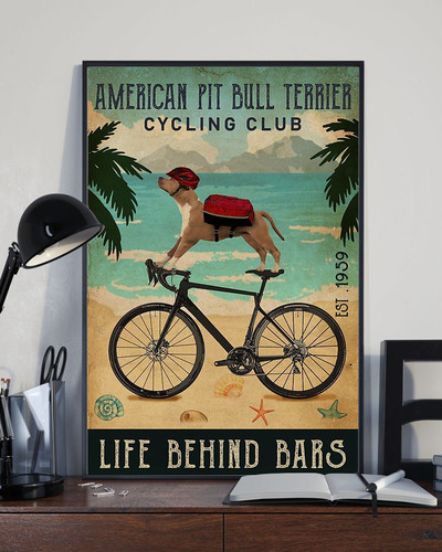 Poster cane american pit bull - cane,