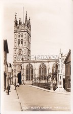 ENGLAND - Warwick, Saint Mary's Church, Postcard