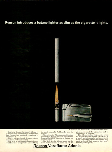 1963 ronson varaflame adonis - ronson,