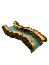 Fiume Cm 10x22x3h - Ruscello
