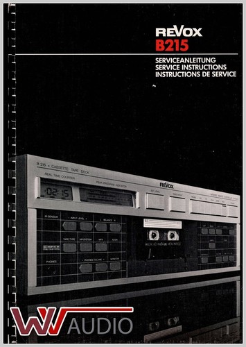 Revox b215 manuale - revox,