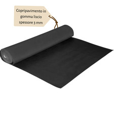 TAPPETO GOMMA ANTISCIVOLO NERO