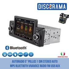AUTORADIO 5" POLLICI 1 DIN