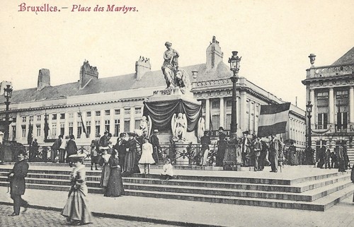 Bruxelles place des martyrs - des,