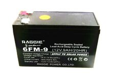 Batteria RAGGIE 6FM-9 12V 9Ah Piombo Acido Sigillata Ciclo Profondo - Solare