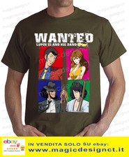 LUPIN THE III RD TSHIRT UOMO UNISEX MARGOT GHIGEN ZENIGATA TAGLIE FINO ALLA 5XL