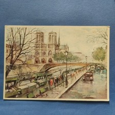 PARIGI NOTRE DAME CARTOLINA FOTO VIAGGIATA  COLLEZIONE