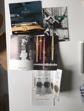 Lotto 4 booklet Rolex vintage