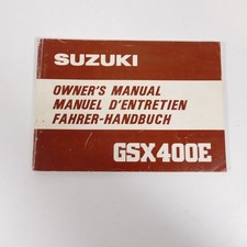 Suzuki GSX 400 E Manuale