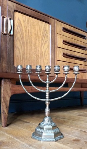 Grande candelabro ottone - candelabro,