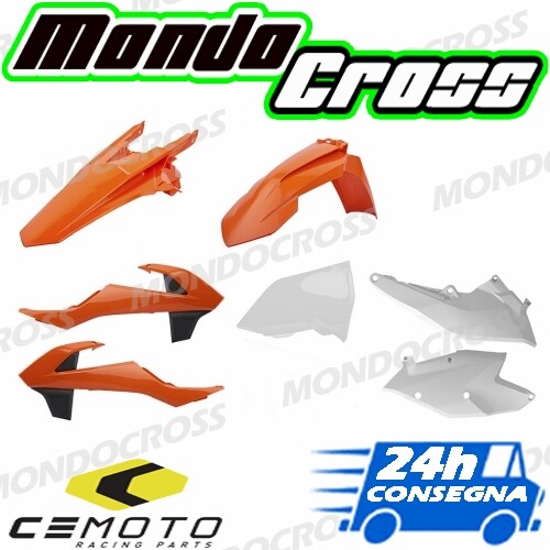 Kit plastiche cemoto arancione - kit,
