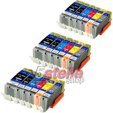KIT 18 CARTUCCE XL PER CANON PIXMA MG6350 MG7100 MG7150 MG7550 iP8750